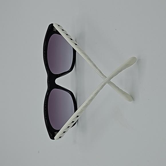Chanel BLACK & WHITE SUNGLASSES. Lenses:Gray Ref CH5484 1656/s6 - Picture 12 of 16